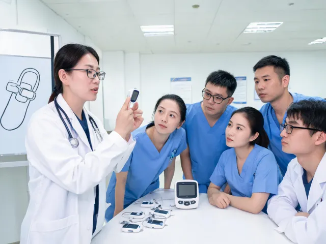 Clinical training on pulse oximetry